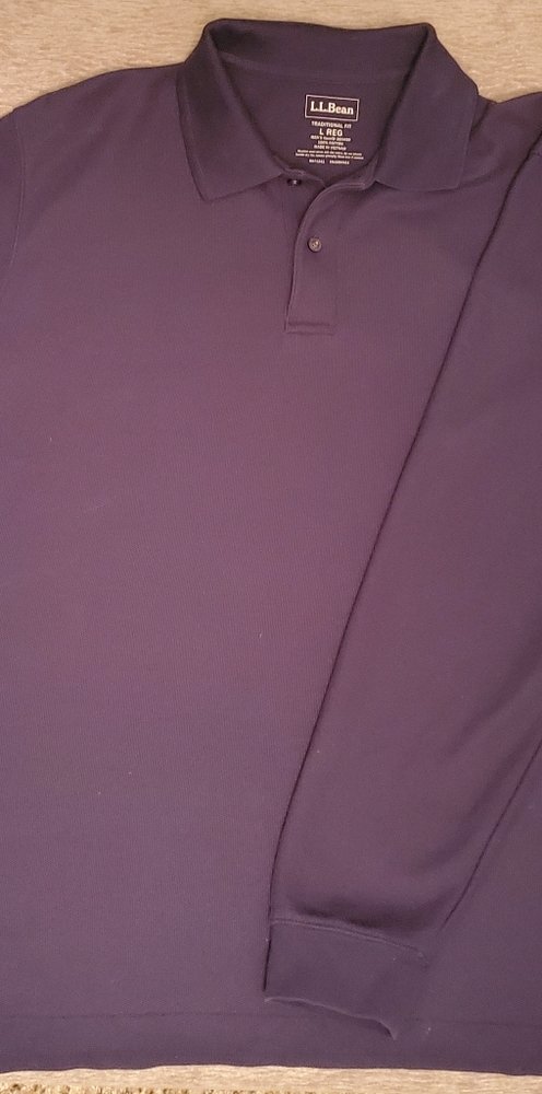 LL Bean Long Sleeve Collared Button Up